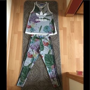 Adidas Originals Training Floral Set